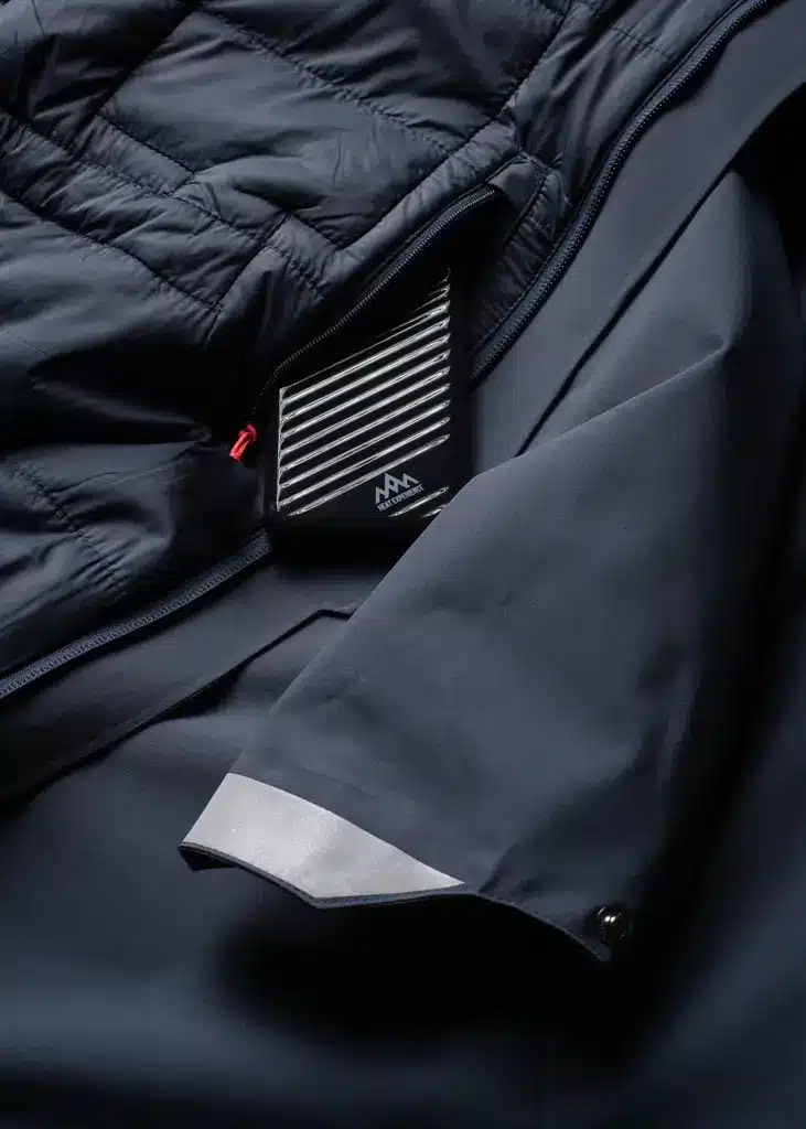 HeatX Heated Oslo Coat Mens Navy - Image 9