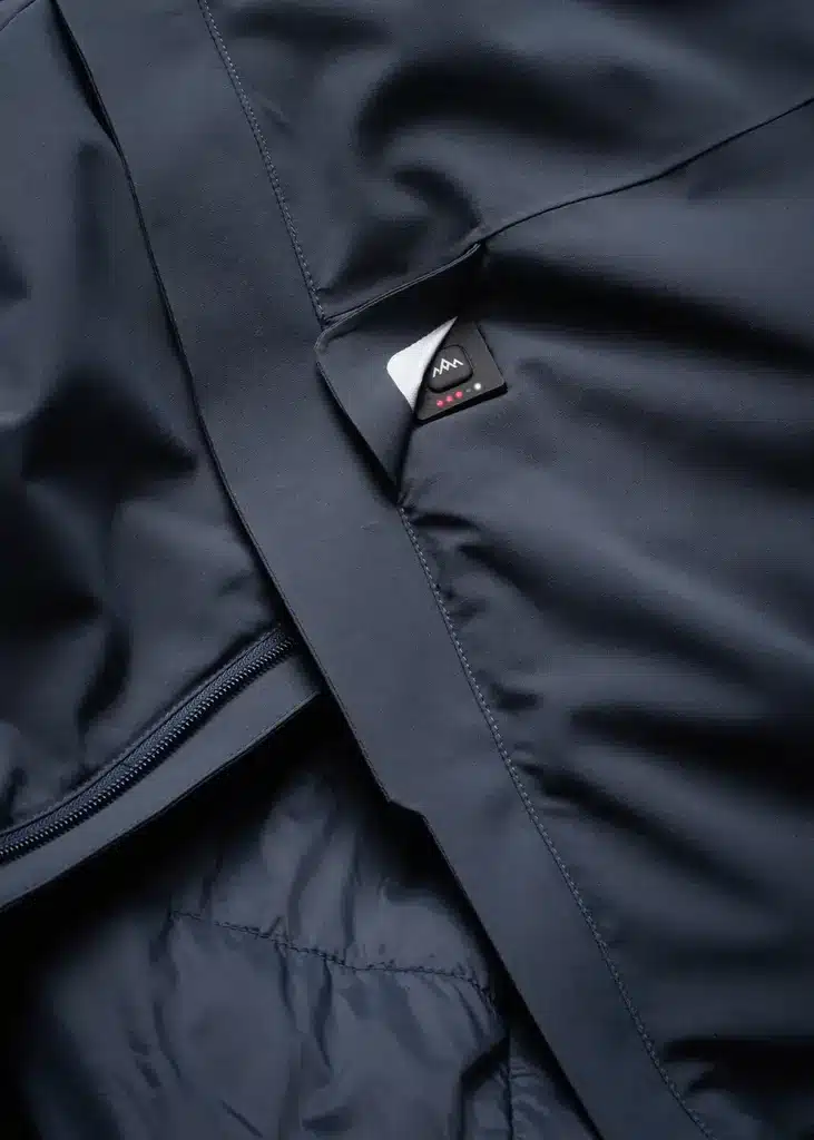 HeatX Heated Oslo Coat Mens Navy - Image 7