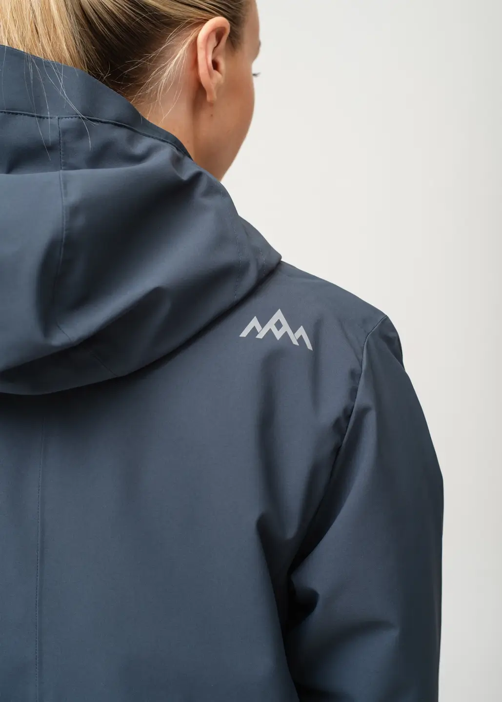 HeatX Heated Oslo Coat Womens Navy - Image 7