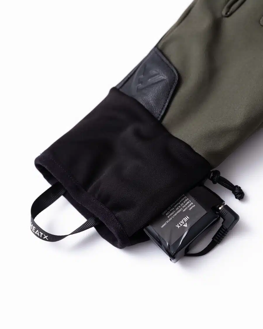 HeatX Hunt Gloves Light Olive - Battery Heated - Image 7