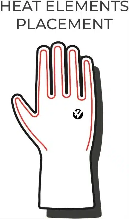 HeatX Hunt Gloves Light Olive - Battery Heated - Image 9