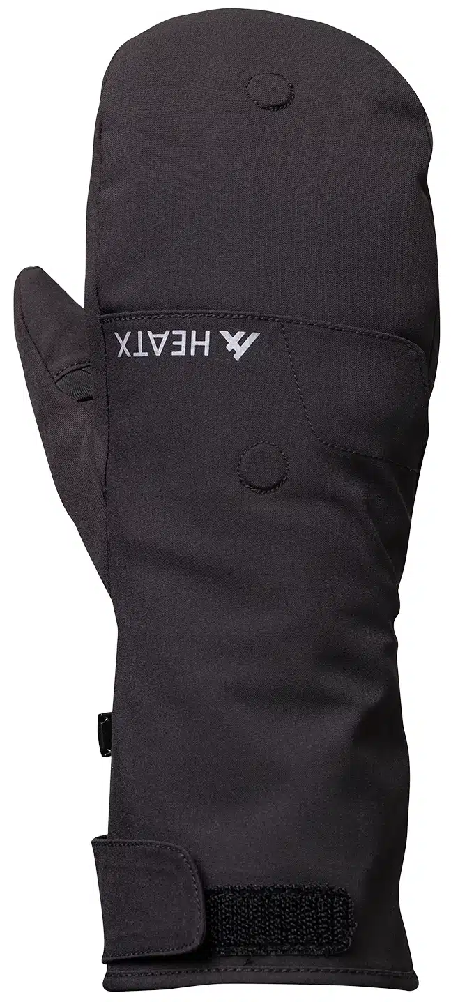 HeatX Pullover Mittens v2 Black - Battery Heated - Image 2