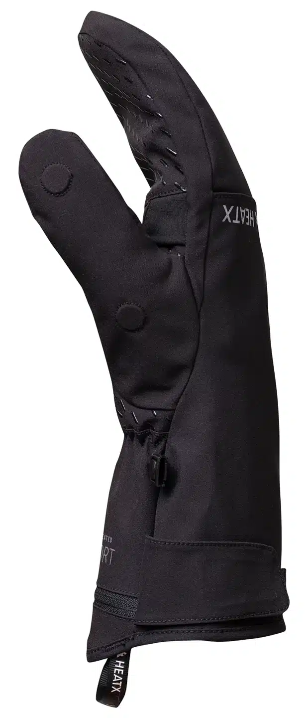 HeatX Pullover Mittens v2 Black - Battery Heated - Image 7